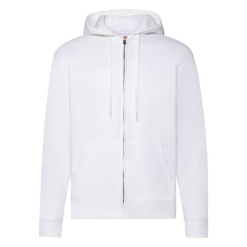 Fruit of the Loom Classic Hooded Sweat Jacket Classic Hooded Sweat Jacket – 2XL, White-30
