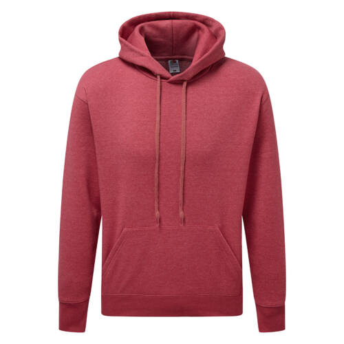 Fruit of the Loom Premium Hooded Sweat Premium Hooded Sweat – XL, Heather Red-VH