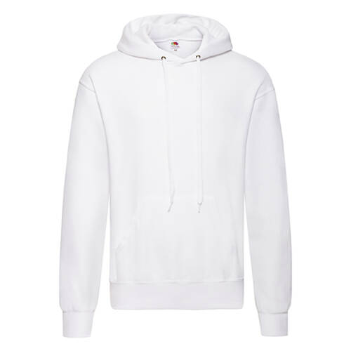 Fruit of the Loom Classic Hooded Sweat Classic Hooded Sweat – XL, White-30