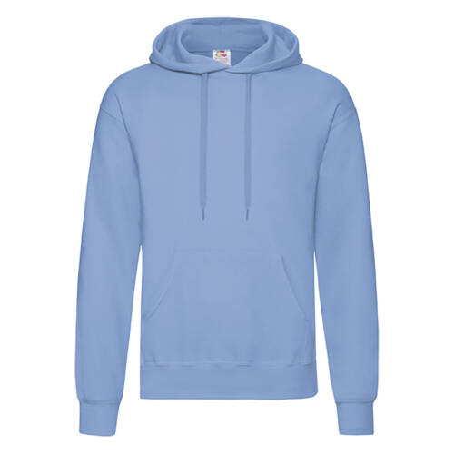 Fruit of the Loom Classic Hooded Sweat Classic Hooded Sweat – S, Sky Blue-YT
