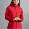 Promodoro Womens Light Softshell Jacket Womens Light Softshell Jacket – 2XL, fire red-36