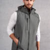Promodoro Mens Softshell Vest Mens Softshell Vest – 2XL, heather grey-HY