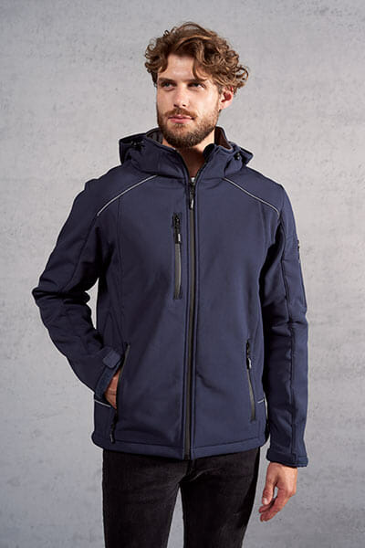 Promodoro Mens Warm Softshell Jacket Mens Warm Softshell Jacket – 2XL, navy-54