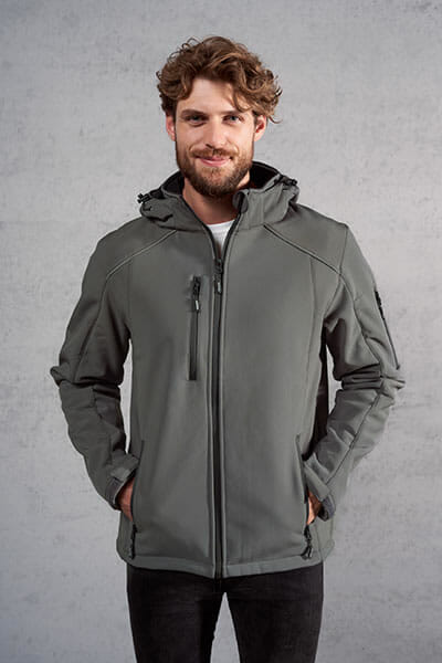 Promodoro Mens Warm Softshell Jacket Mens Warm Softshell Jacket – 2XL, steel gray-SG
