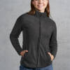 Promodoro Womens Double Fleece Jacket Womens Double Fleece Jacket – 2XL, charcoal-gray-CL