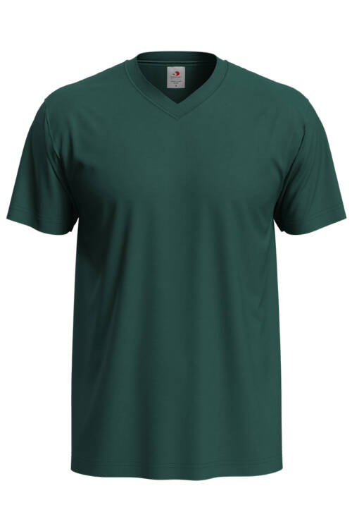 Stedman Classic-T V-neck Classic-T V-neck – S, Bottle Green-BOG