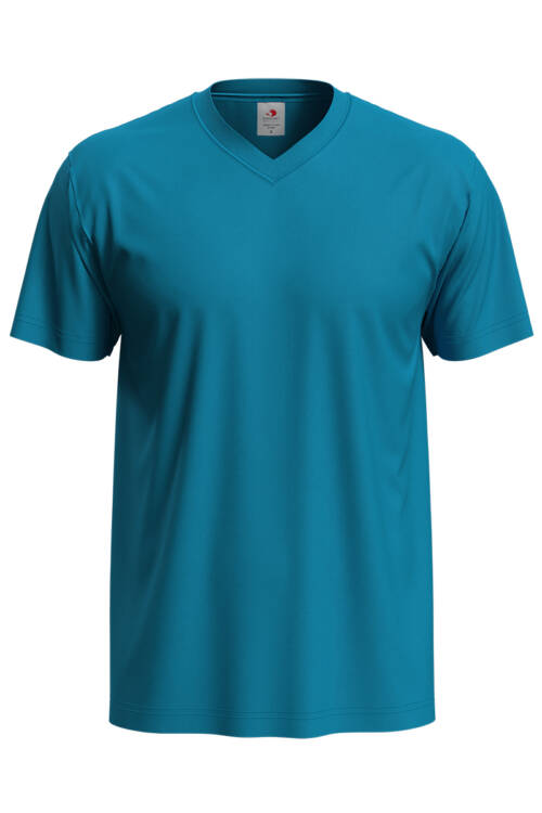 Stedman Classic-T V-neck Classic-T V-neck – S, Ocean Blue-OCB