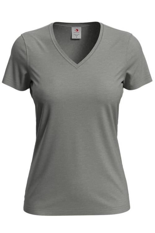 Stedman Classic-T V-neck Women Classic-T V-neck Women – 2XL, Grey Heather-GYH