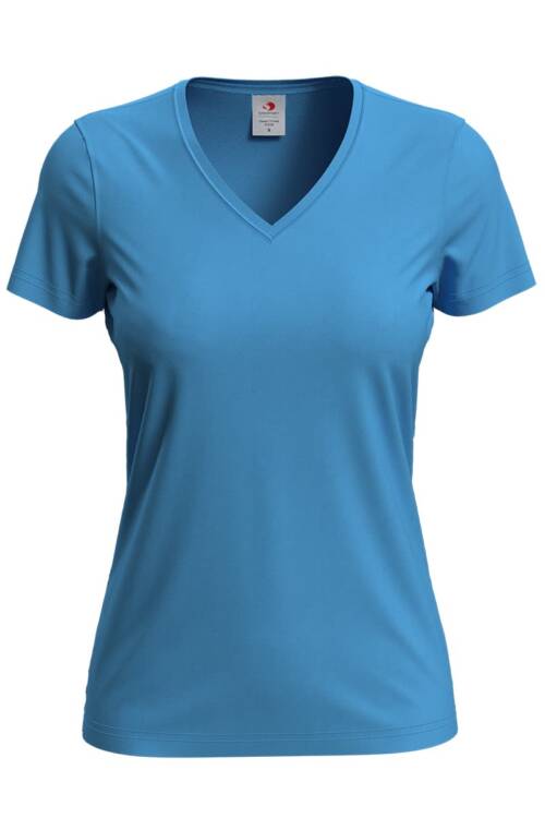 Stedman Classic-T V-neck Women Classic-T V-neck Women – XL, Light Blue-LBL