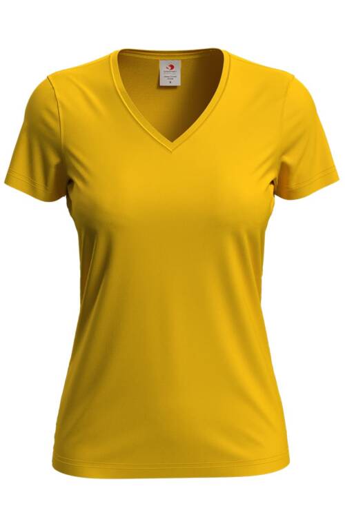Stedman Classic-T V-neck Women Classic-T V-neck Women – XL, Sunflower Yellow-SUN