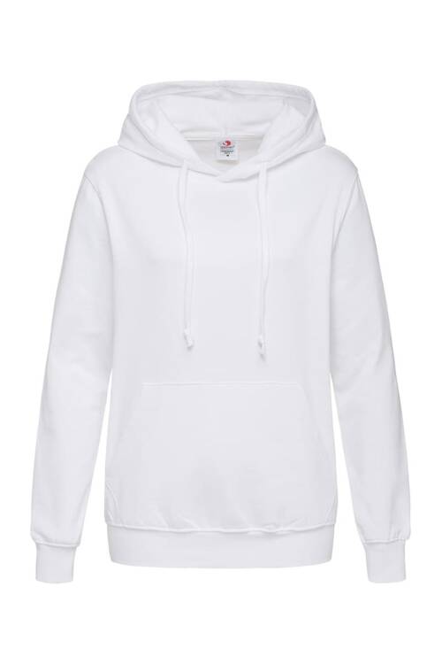 Stedman Sweat Hoodie Classic Women Sweat Hoodie Classic Women – L, White-WHI