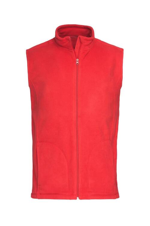 Stedman Fleece Vest Fleece Vest – 2XL, Scarlet Red-SRE