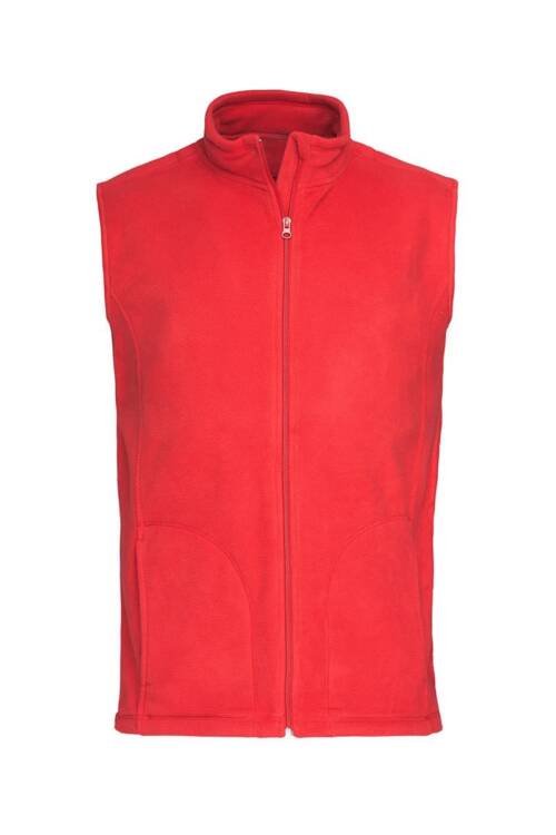 Stedman Fleece Vest Fleece Vest – 2XL, Scarlet Red-SRE