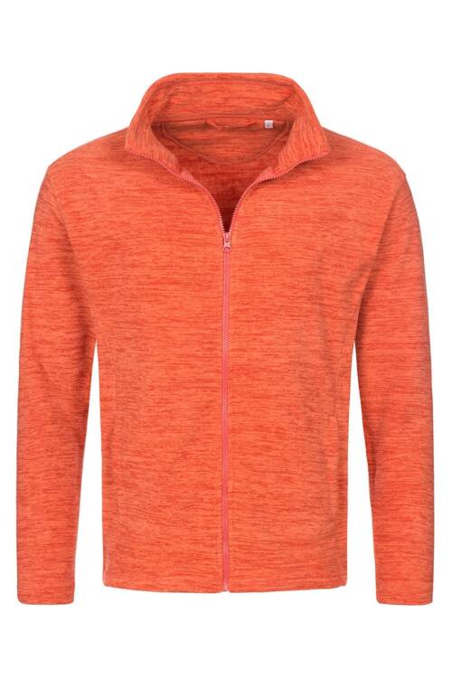 Stedman Melange Fleece Jacket Melange Fleece Jacket – 2XL, Pumpkin Melange-PPM