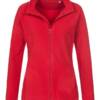 Stedman Fleece Jacket Women Fleece Jacket Women – S, Scarlet Red-SRE