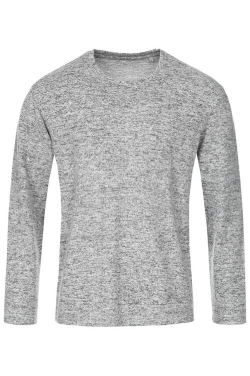 Stedman Knit Long Sleeve Knit Long Sleeve – L, Light Grey Melange-LGM