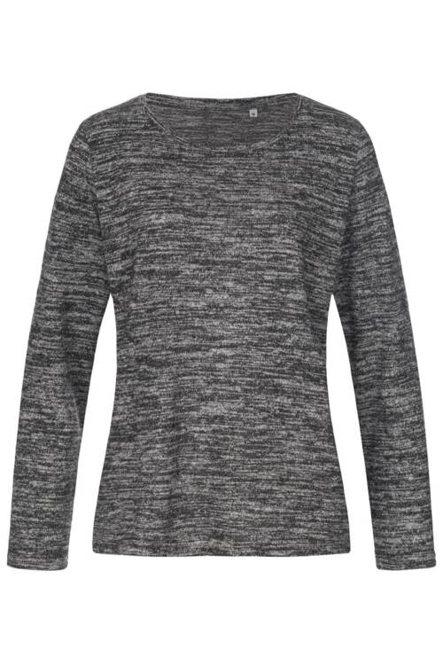 Stedman Knit Long Sleeve Women Knit Long Sleeve Women – L, Dark Grey Melange-DGM