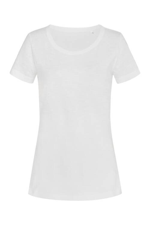 Stedman Sharon Slub Crew Neck Sharon Slub Crew Neck – L, White-WHI