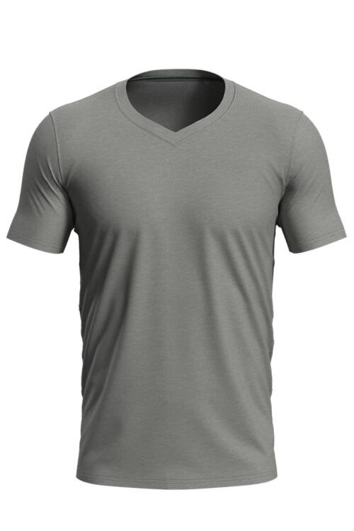 Stedman Clive V-neck Clive V-neck – M, Grey Heather-GYH