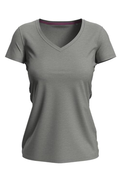 Stedman Claire V-neck Claire V-neck – L, Grey Heather-GYH