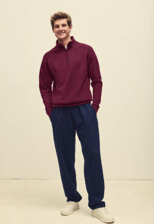 Fruit of the Loom Classic Zip Neck Sweat