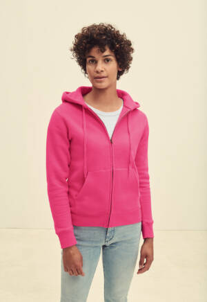 Fruit of the Loom Ladies Premium Hooded Sweat Jacket