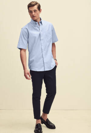 Fruit of the Loom Short Sleeve Oxford Shirt