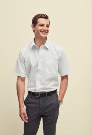 Fruit of the Loom Short Sleeve Poplin Shirt