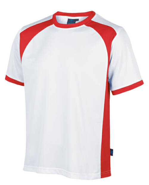 Phil Bexter Men`s Fitness-Shirt Men`s Fitness-Shirt – 2XL, weiß/rot-300/400