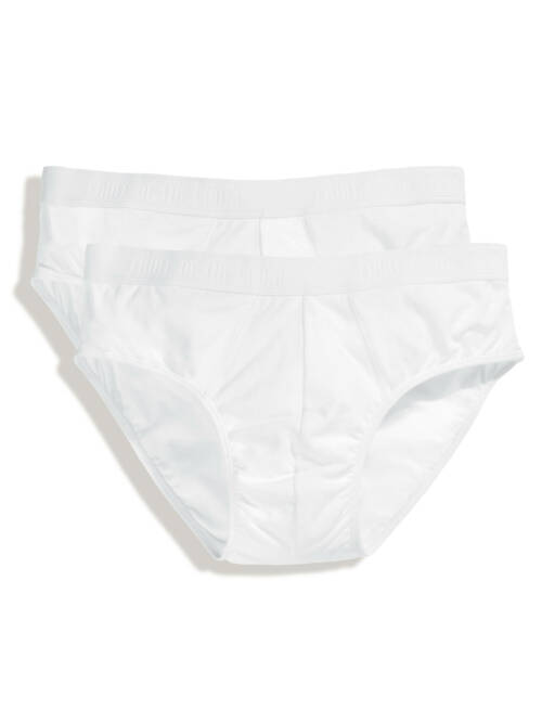 Fruit of the Loom Classic Sport Brief 2er Pack Classic Sport Brief 2er Pack – 2XL, White-30