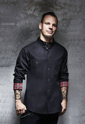Karlowsky Kochhemd Button-Down ROCK CHEF®-Stage2