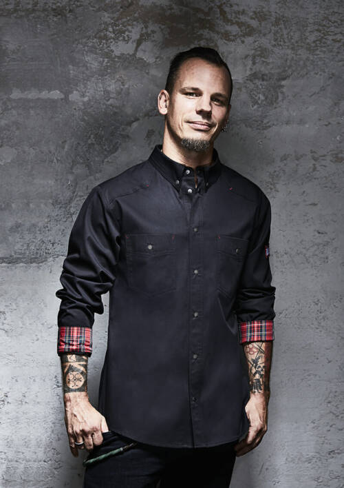 Karlowsky Kochhemd Button-Down ROCK CHEF®-Stage2