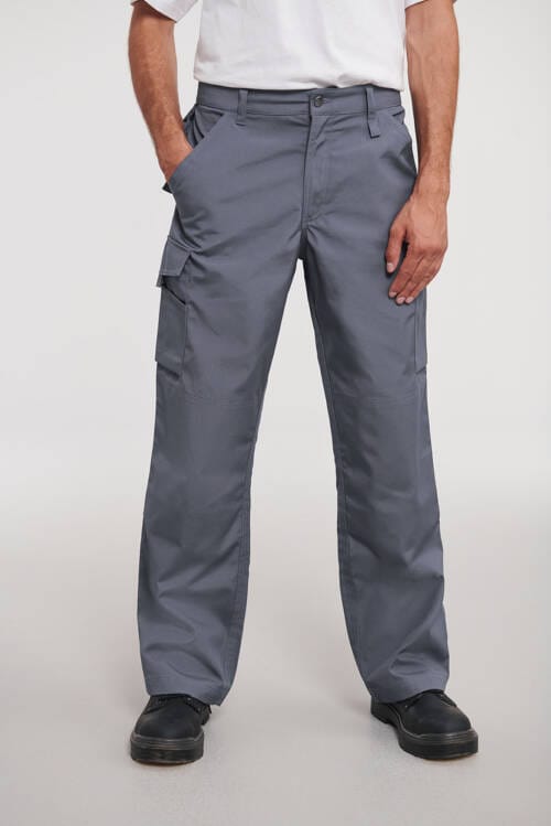 RUSSELL Heavy Duty Workwear Trousers Heavy Duty Workwear Trousers – 28/30, Convoy Grey-CG