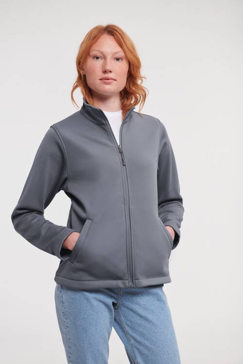 RUSSELL Ladies Smart Softshell Jacket Ladies Smart Softshell Jacket – 2XL, Convoy Grey-CG