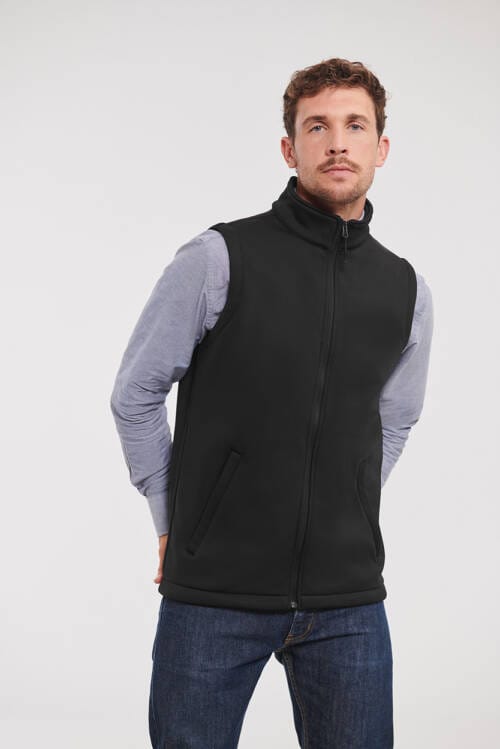 RUSSELL Mens Smart Softshell Gilet