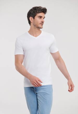RUSSELL Men´s Pure Organic V-Neck T