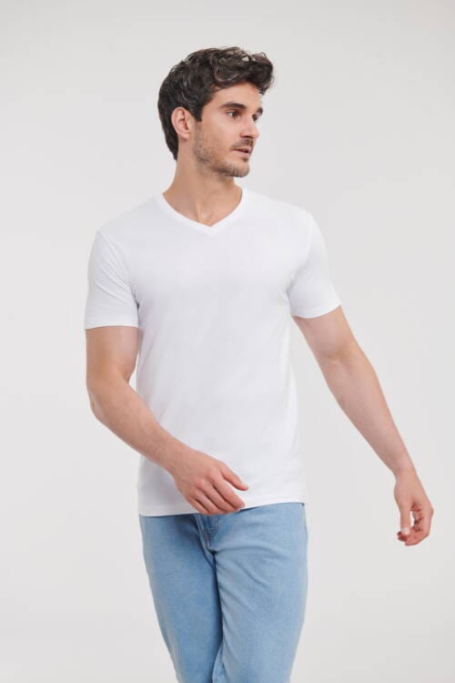 RUSSELL Men´s Pure Organic V-Neck T