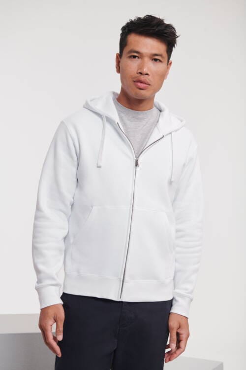 RUSSELL Mens Authentic Zipped Hood Jacket