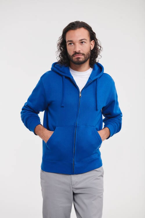 RUSSELL Mens Authentic Zipped Hood Jacket Mens Authentic Zipped Hood Jacket – 2XL, Bright Royal-BH