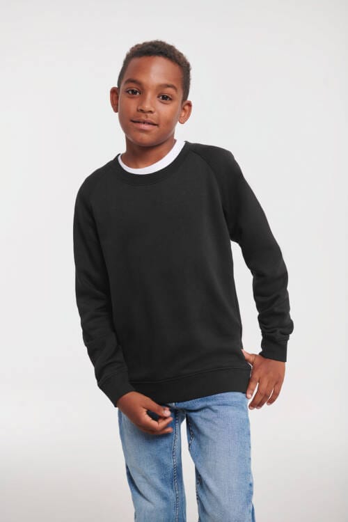 RUSSELL Childrens Authentic Raglan Sweat