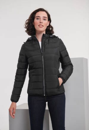 RUSSELL Ladies Hooded Nano Jacket