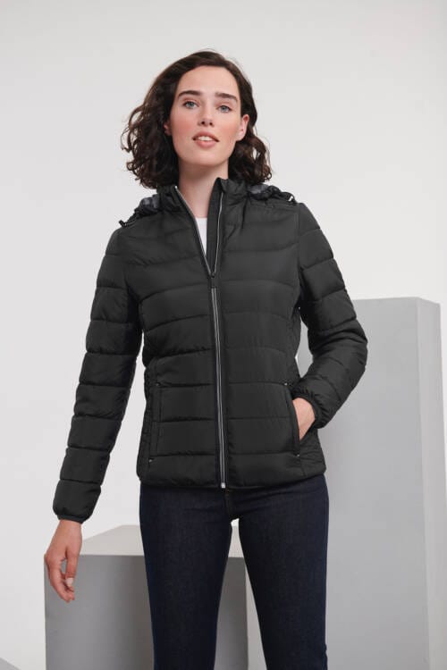 RUSSELL Ladies Hooded Nano Jacket