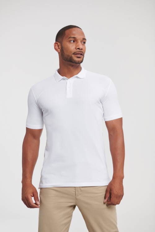 RUSSELL Mens Pure Organic Polo