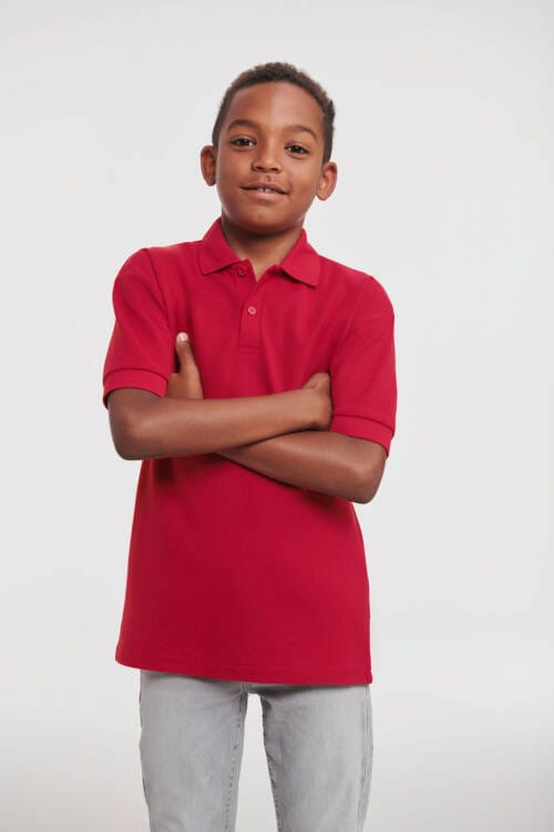 RUSSELL Childrens Classic Polycotton Polo