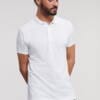 RUSSELL Mens Fitted Stretch Polo