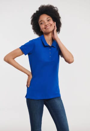 RUSSELL Ladies Tailored Stretch Polo