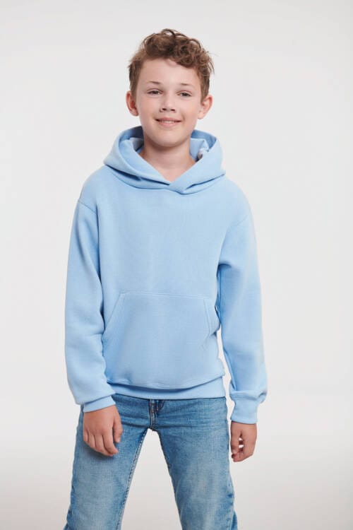 RUSSELL Childrens Hooded Sweatshirt Childrens Hooded Sweatshirt – 104, Sky-SC