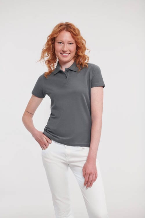 RUSSELL Ladies Ultimate Cotton Polo