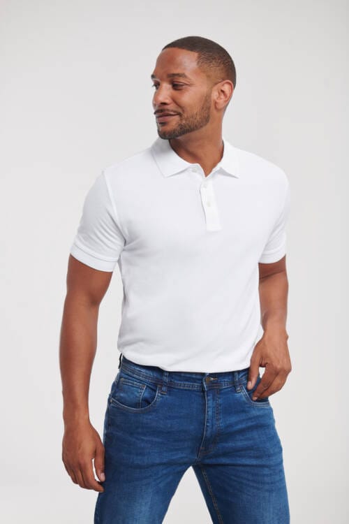 RUSSELL Mens Ultimate Cotton Polo