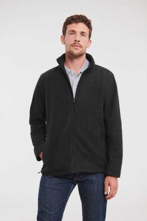 RUSSELL Mens Full Zip Outdoor Fleece